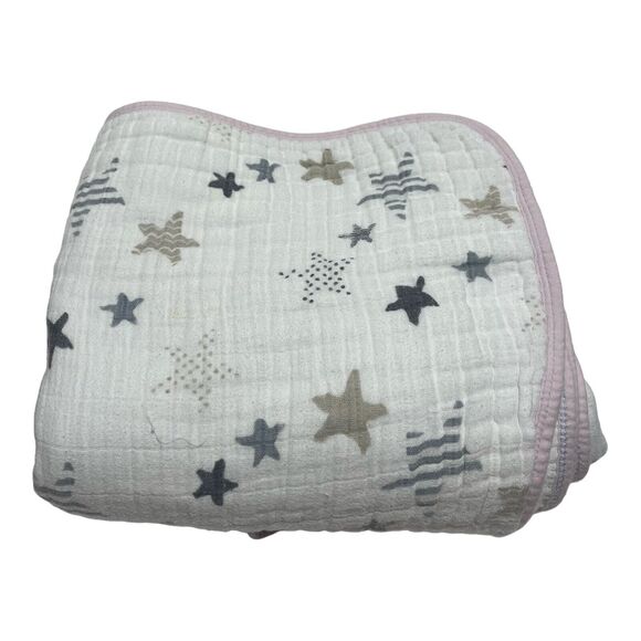 Aden & Anais Dream Blanket Quilt Muslin 4-Layer Boutique Rock Star Pink - Picture 1 of 11